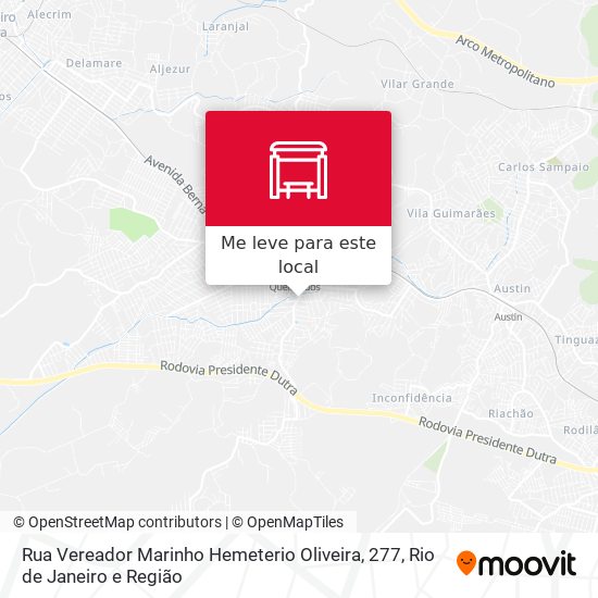 Rua Vereador Marinho Hemeterio Oliveira, 277 mapa