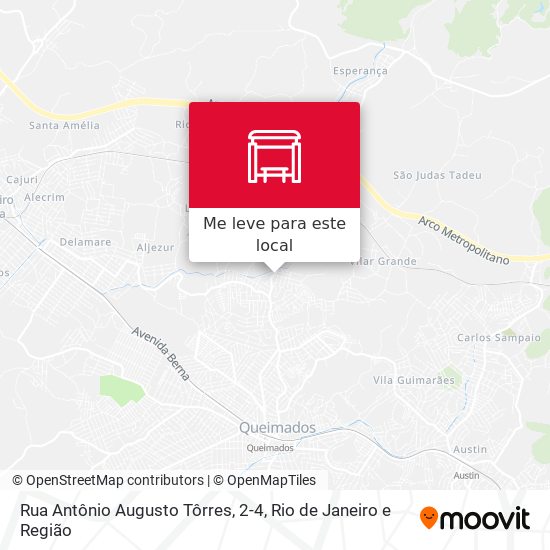Rua Antônio Augusto Tôrres, 2-4 mapa