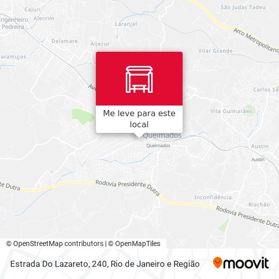 Estrada Do Lazareto, 240 mapa