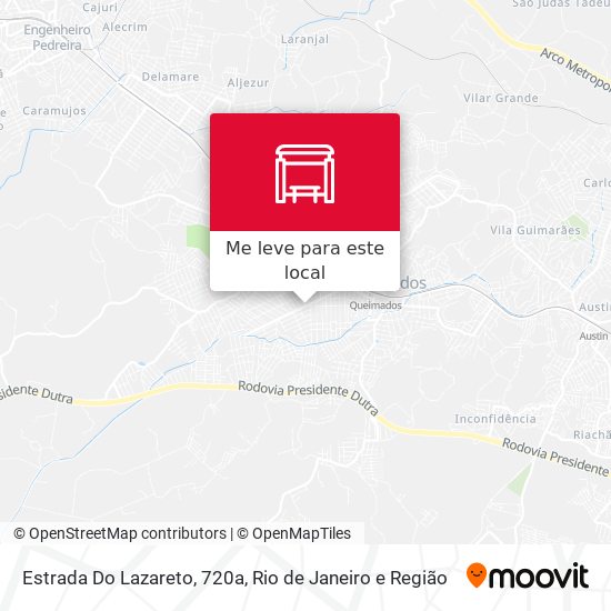 Estrada Do Lazareto, 720a mapa