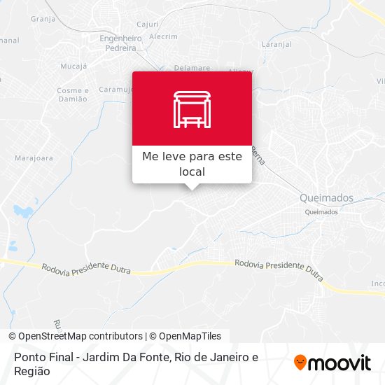 Ponto Final - Jardim Da Fonte mapa