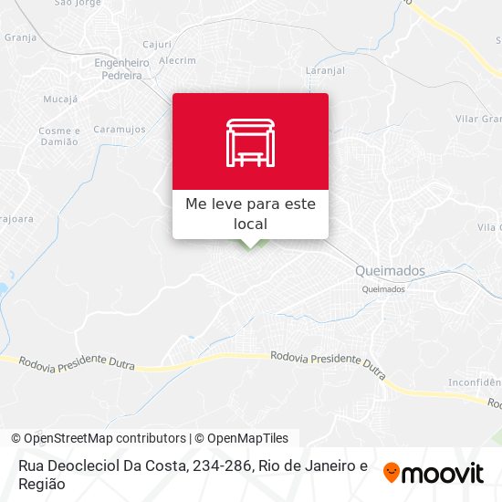 Rua Deocleciol Da Costa, 234-286 mapa