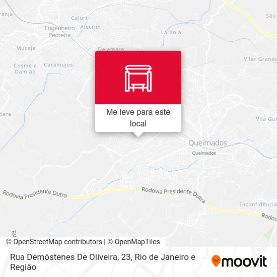 Rua Demóstenes De Oliveira, 23 mapa