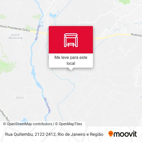 Rua Quitembu, 2122-2412 mapa