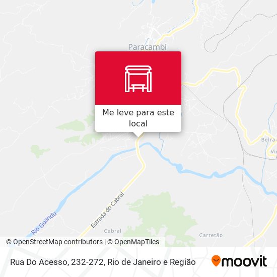 Rua Do Acesso, 232-272 mapa
