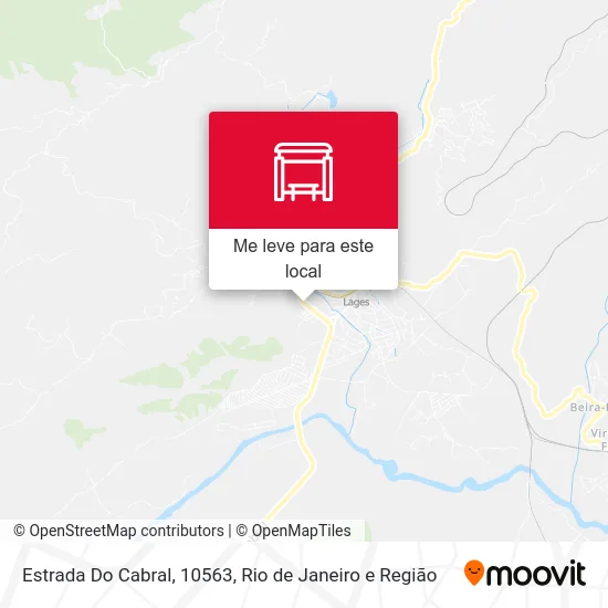 Estrada Do Cabral, 10563 mapa