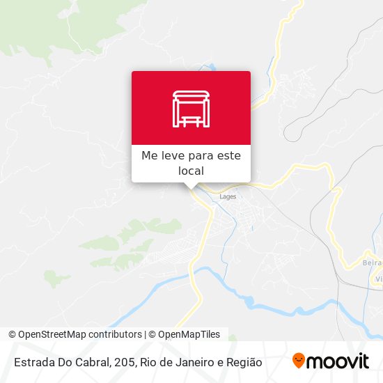 Estrada Do Cabral, 205 mapa