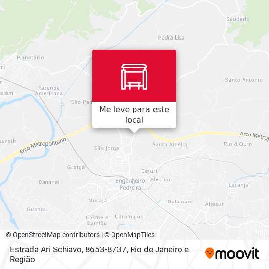 Estrada Ari Schiavo, 8653-8737 mapa