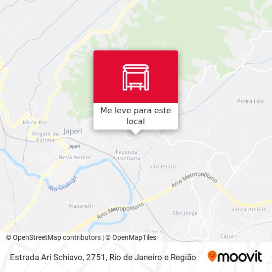 Estrada Ari Schiavo, 2751 mapa