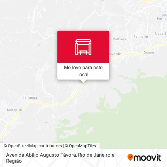 Avenida Abílio Augusto Távora mapa