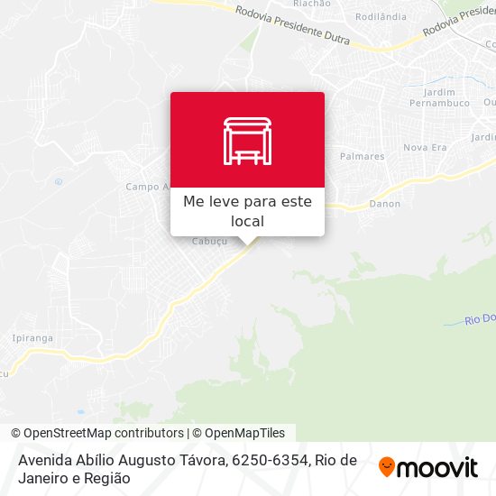 Avenida Abílio Augusto Távora, 6250-6354 mapa