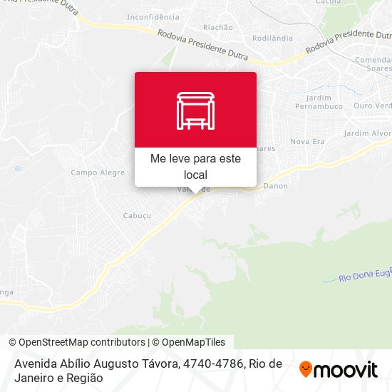 Avenida Abílio Augusto Távora, 4740-4786 mapa
