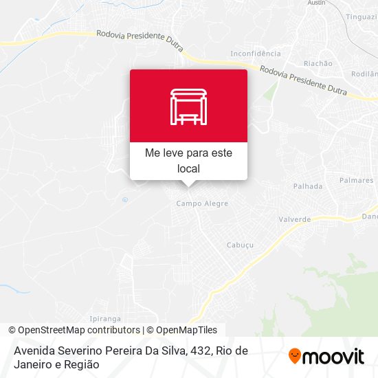 Avenida Severino Pereira Da Silva, 432 mapa