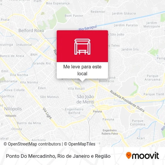 Ponto Do Mercadinho mapa