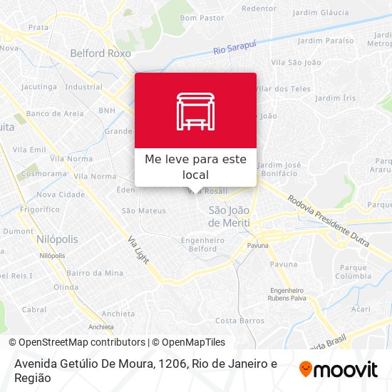 Avenida Getúlio De Moura, 1206 mapa