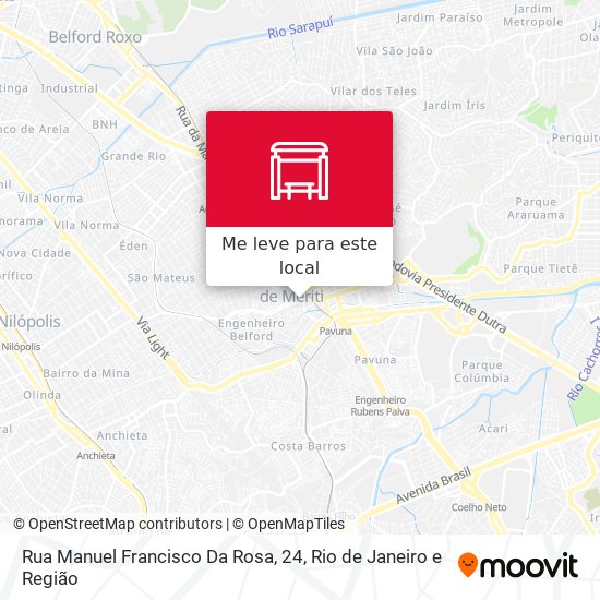 Rua Manuel Francisco Da Rosa, 24 mapa