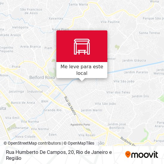 Rua Humberto De Campos, 20 mapa