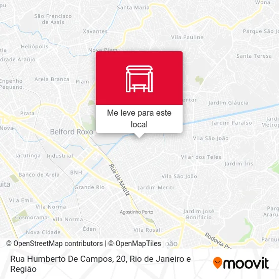 Rua Humberto De Campos, 20 mapa