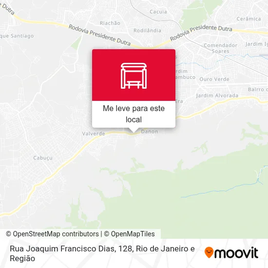 Rua Joaquim Francisco Dias, 128 mapa