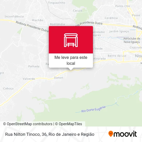 Rua Nilton Tinoco, 36 mapa