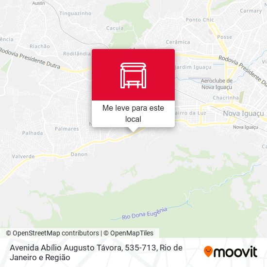Avenida Abílio Augusto Távora, 535-713 mapa