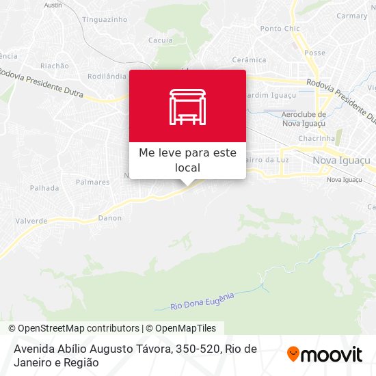 Avenida Abílio Augusto Távora, 350-520 mapa