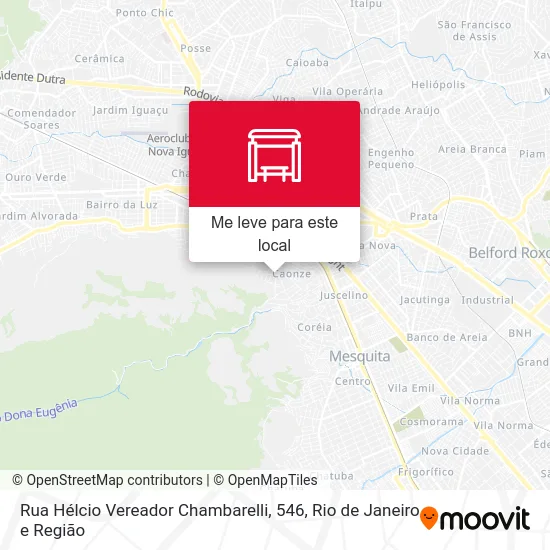 Rua Hélcio Vereador Chambarelli, 546 mapa