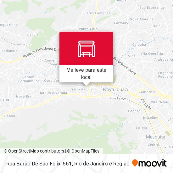 Rua Barão De São Felix, 561 mapa