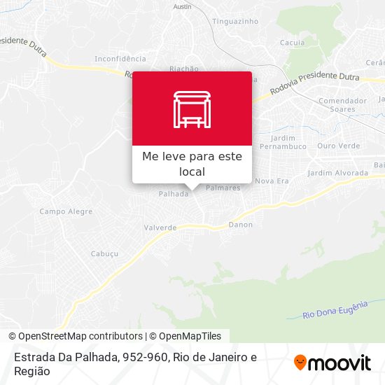 Estrada Da Palhada, 952-960 mapa