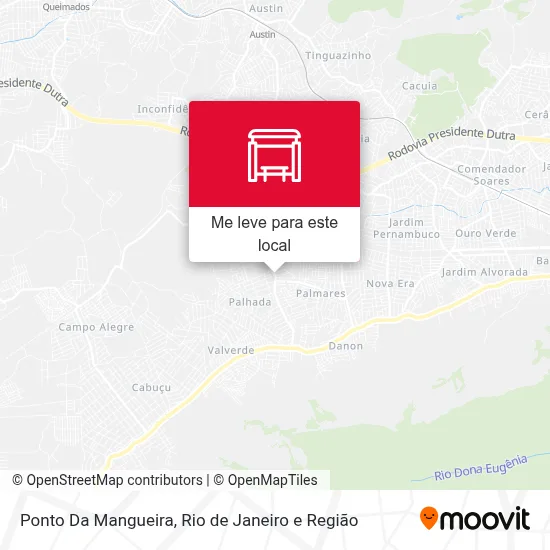 Ponto Da Mangueira mapa