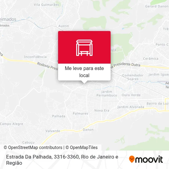 Estrada Da Palhada, 3316-3360 mapa