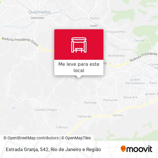 Estrada Granja, 542 mapa
