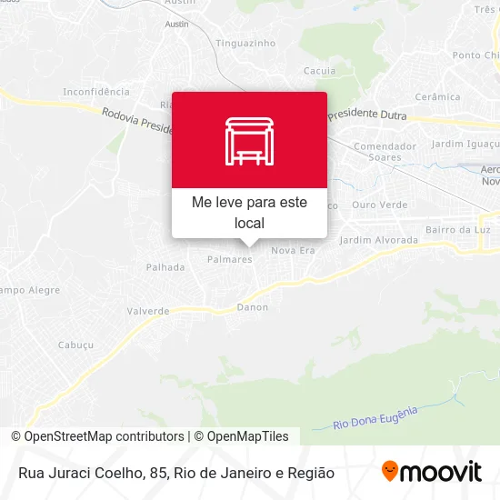Rua Juraci Coelho, 85 mapa