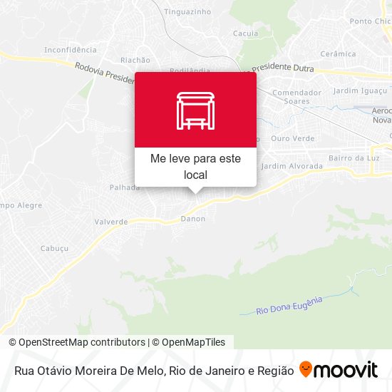 Rua Otávio Moreira De Melo mapa