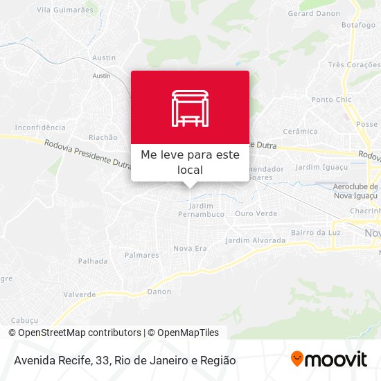 Avenida Recife, 33 mapa