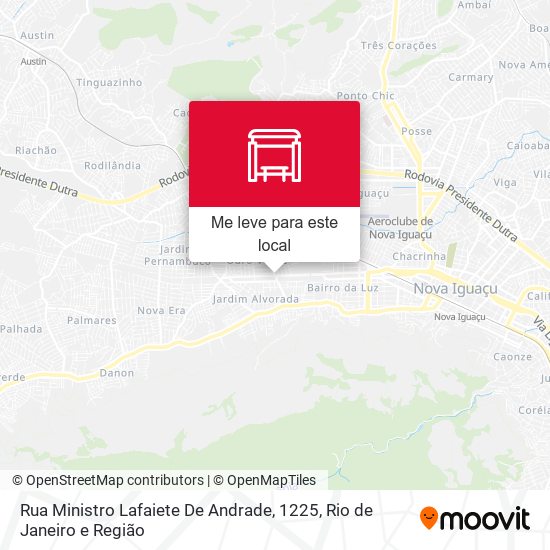 Rua Ministro Lafaiete De Andrade, 1225 mapa