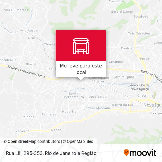 Rua Lili, 295-353 mapa