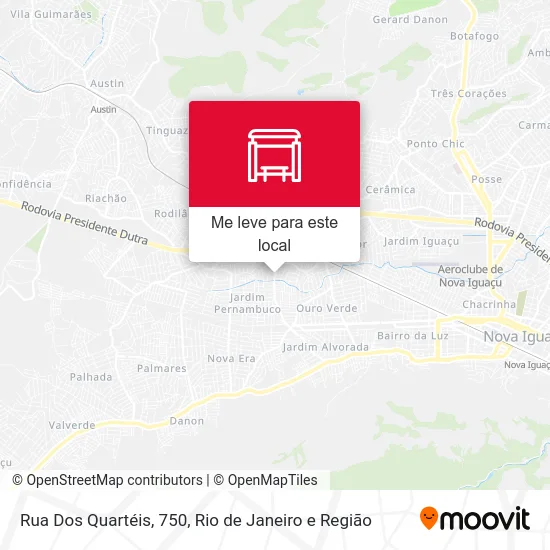Rua Dos Quartéis, 750 mapa