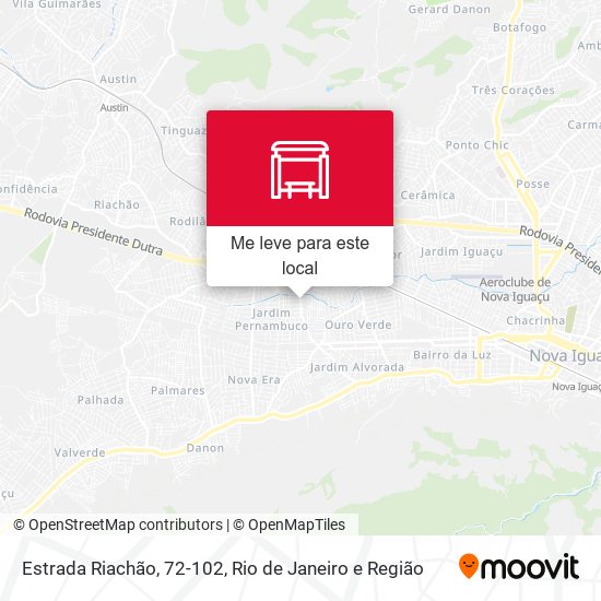 Estrada Riachão, 72-102 mapa