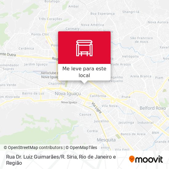 Rua Dr. Luiz Guimarães / R. Síria mapa