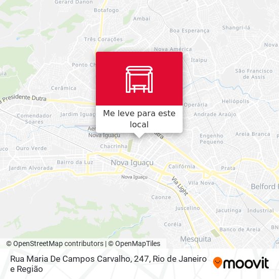 Rua Maria De Campos Carvalho, 247 mapa
