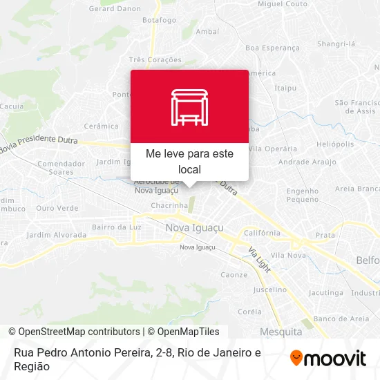 Rua Pedro Antonio Pereira, 2-8 mapa