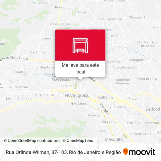 Rua Orlinda Wilman, 87-103 mapa