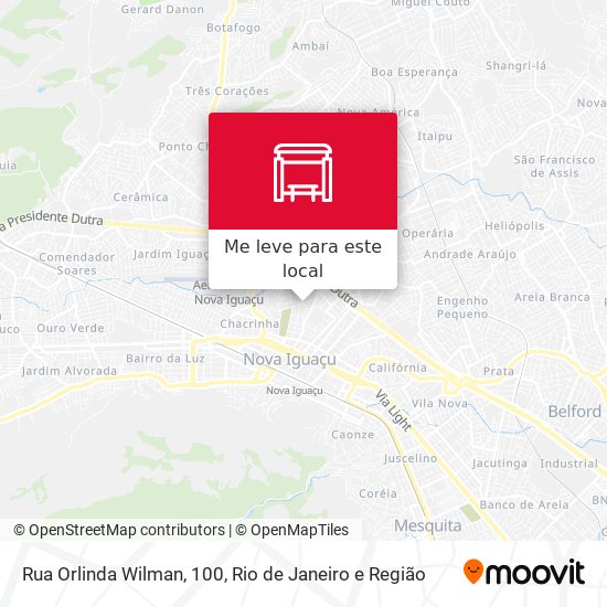 Rua Orlinda Wilman, 100 mapa