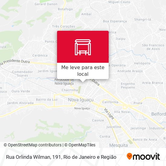 Rua Orlinda Wilman, 191 mapa