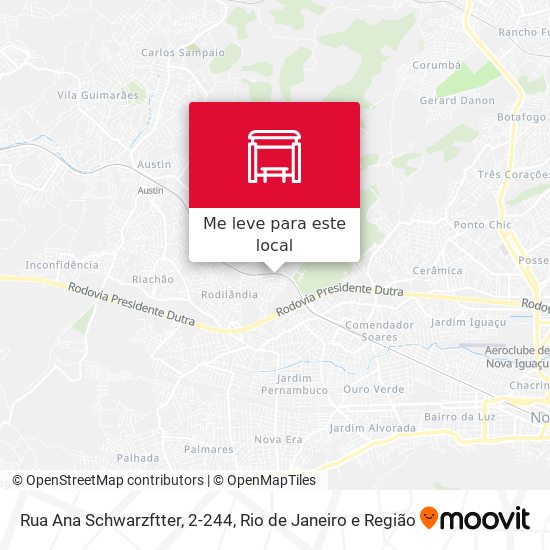 Rua Ana Schwarzftter, 2-244 mapa
