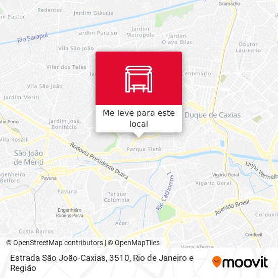 Estrada São João-Caxias, 3510 mapa
