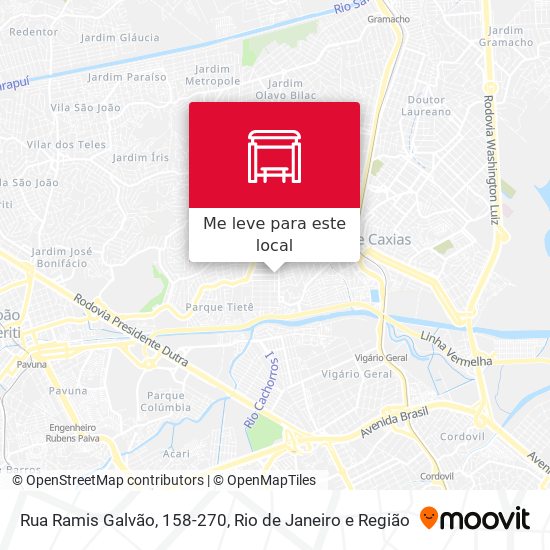 Rua Ramis Galvão, 158-270 mapa