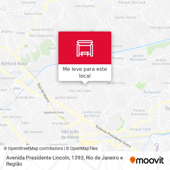 Avenida Presidente Lincoln, 1393 mapa