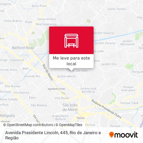 Avenida Presidente Lincoln, 445 mapa